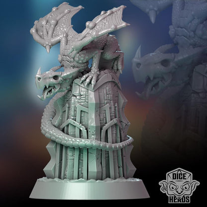 Undead Dragon by Dice Heads | Please Read Description | Print on Demand