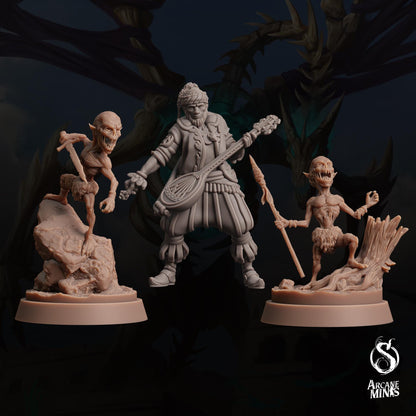 Shrunken Warriors by Arcane Minis | Please Read Description | Print on Demand