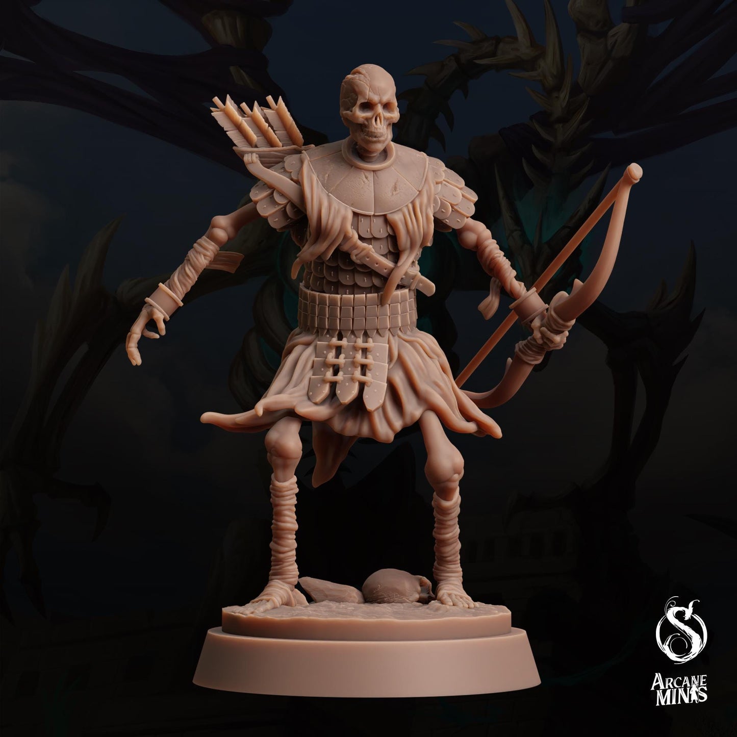 Skeleton Warriors, Bowmen by Arcane Minis | Please Read Description | Print on Demand