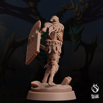 Skeleton Warriors, Swordsmen by Arcane Minis | Please Read Description | Print on Demand