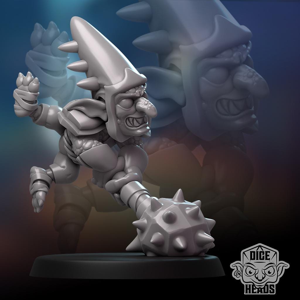 Goblin Support by Dice Heads | Please Read Description | Print on Demand