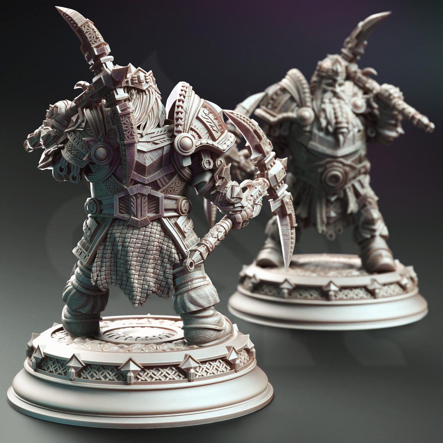 Gordrain Stonehand, Dwarven General by DM Stash | Please Read description | Print on Demand