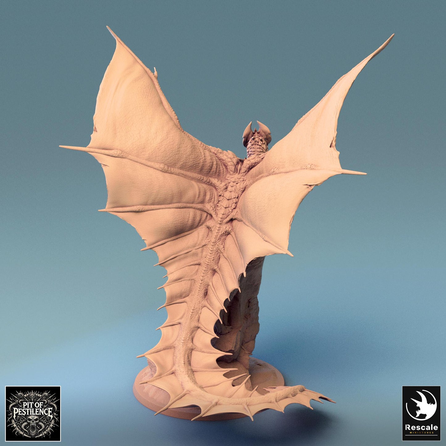 Ancient Brass Dragon by Rescale Miniatures | Please Read Description | Print on Demand