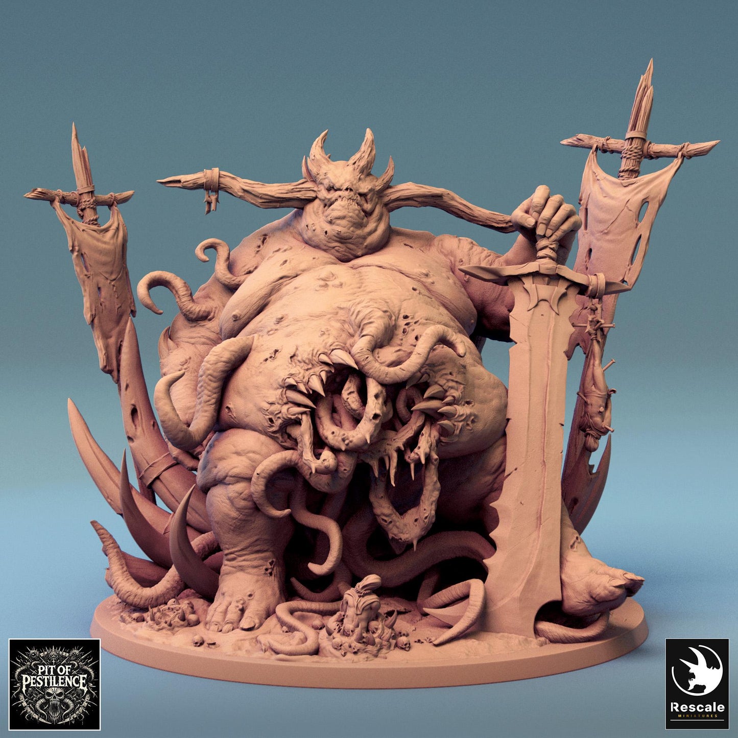 Purulent Demon by Rescale Miniatures | Please Read Description | Print on Demand