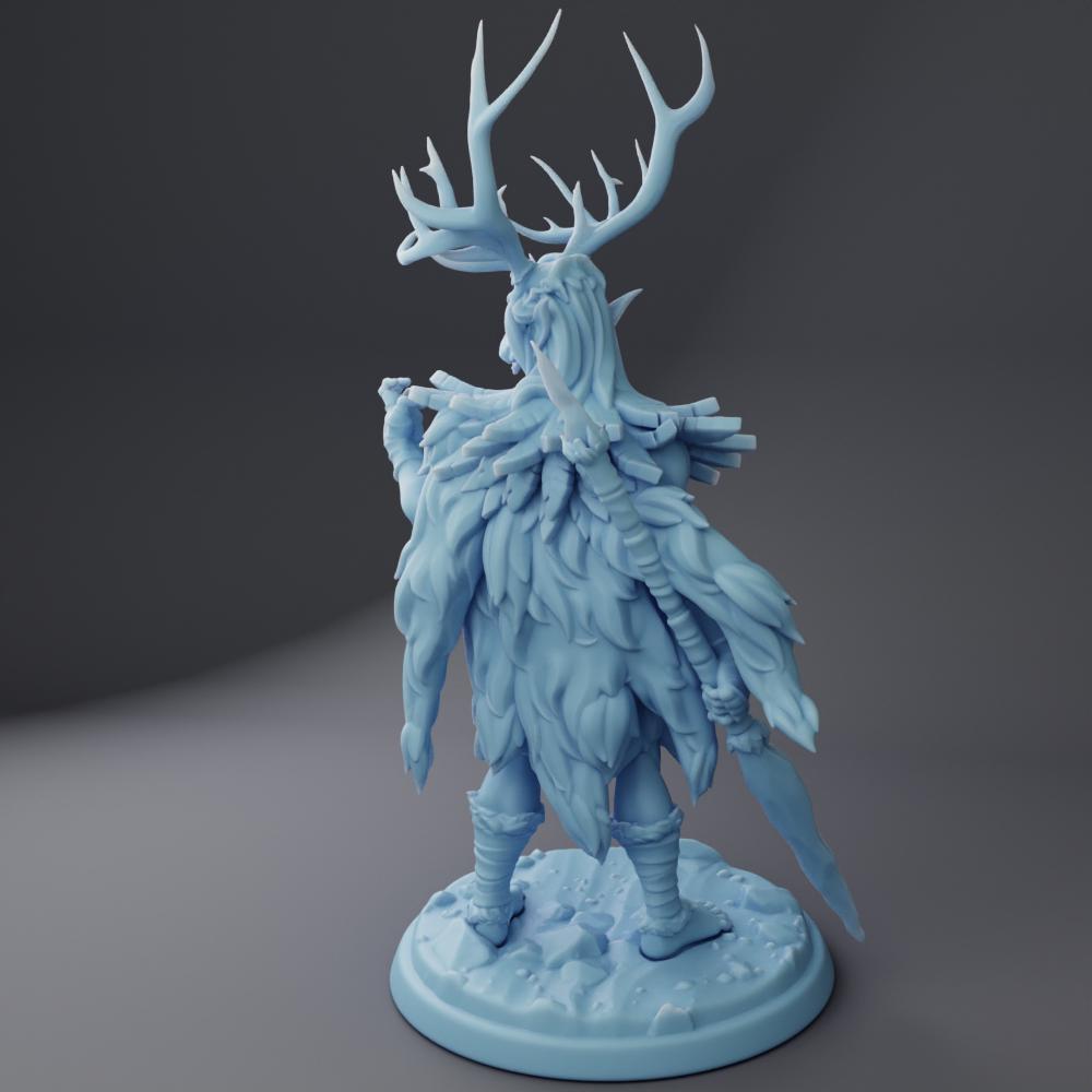 Fara-Isil, Ancient Elf Druid by Twin Goddess Minis | Please Read Description | Print on Demand