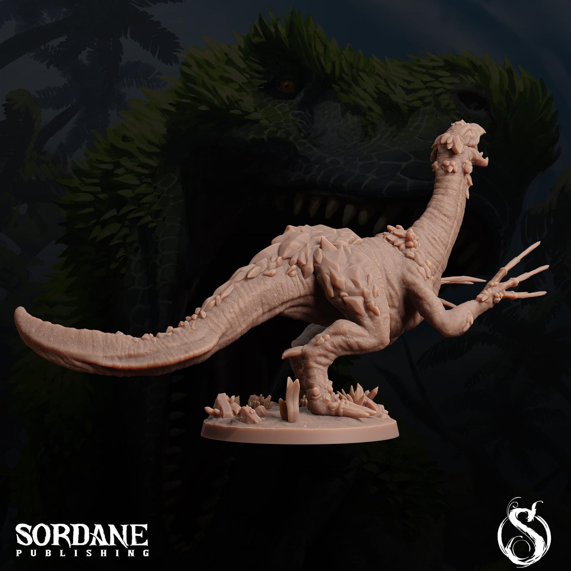 Crystal Therizinosaur by Sordane Publishing | Please Read Description | Print on Demand