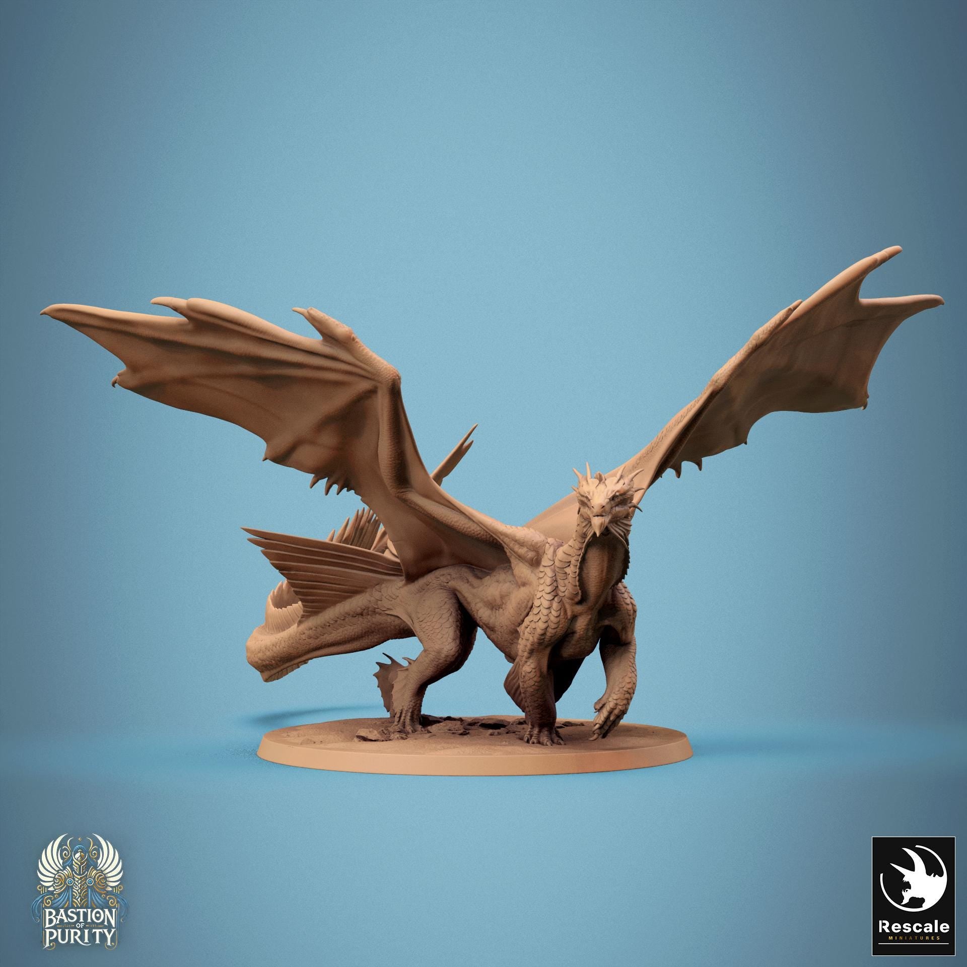 Bronze Dragon, Redesign by Rescale Miniatures | Please Read Description | Print on Demand