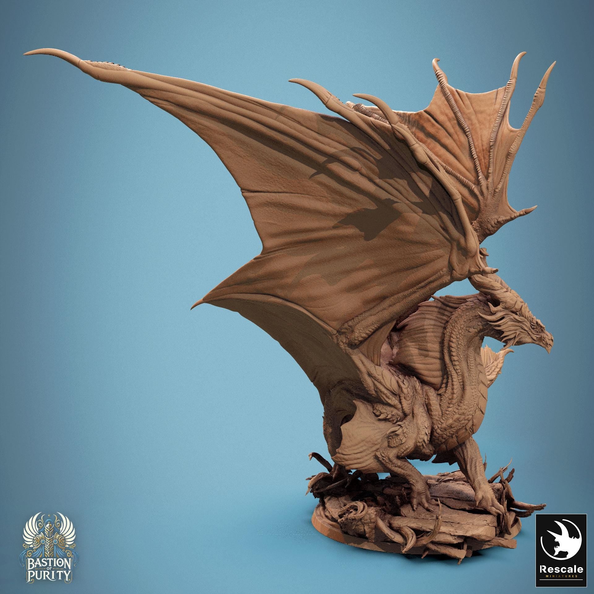 Legendary Bronze Dragon by Rescale Miniatures | Please Read Description | Print on Demand