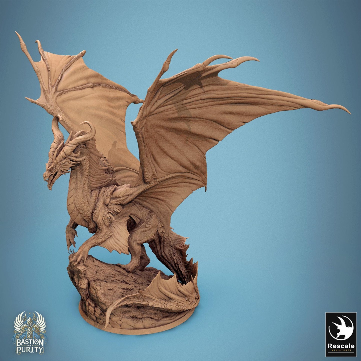 Legendary Bronze Dragon by Rescale Miniatures | Please Read Description | Print on Demand