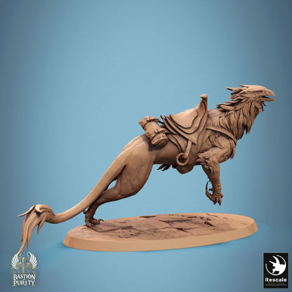 Gryph, Saddled by Rescale Miniatures | Please Read Description | Print on Demand