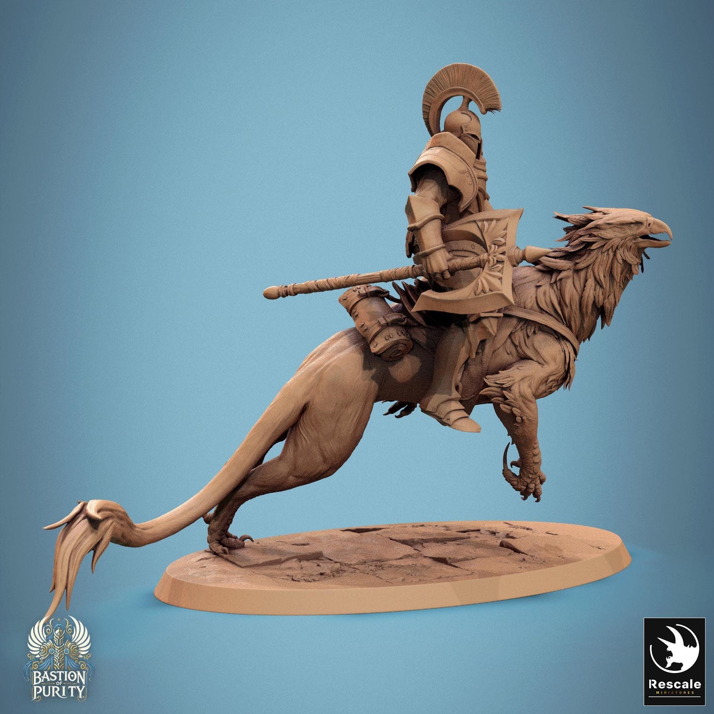 Gryph, Mounted by Rescale Miniatures | Please Read Description | Print on Demand