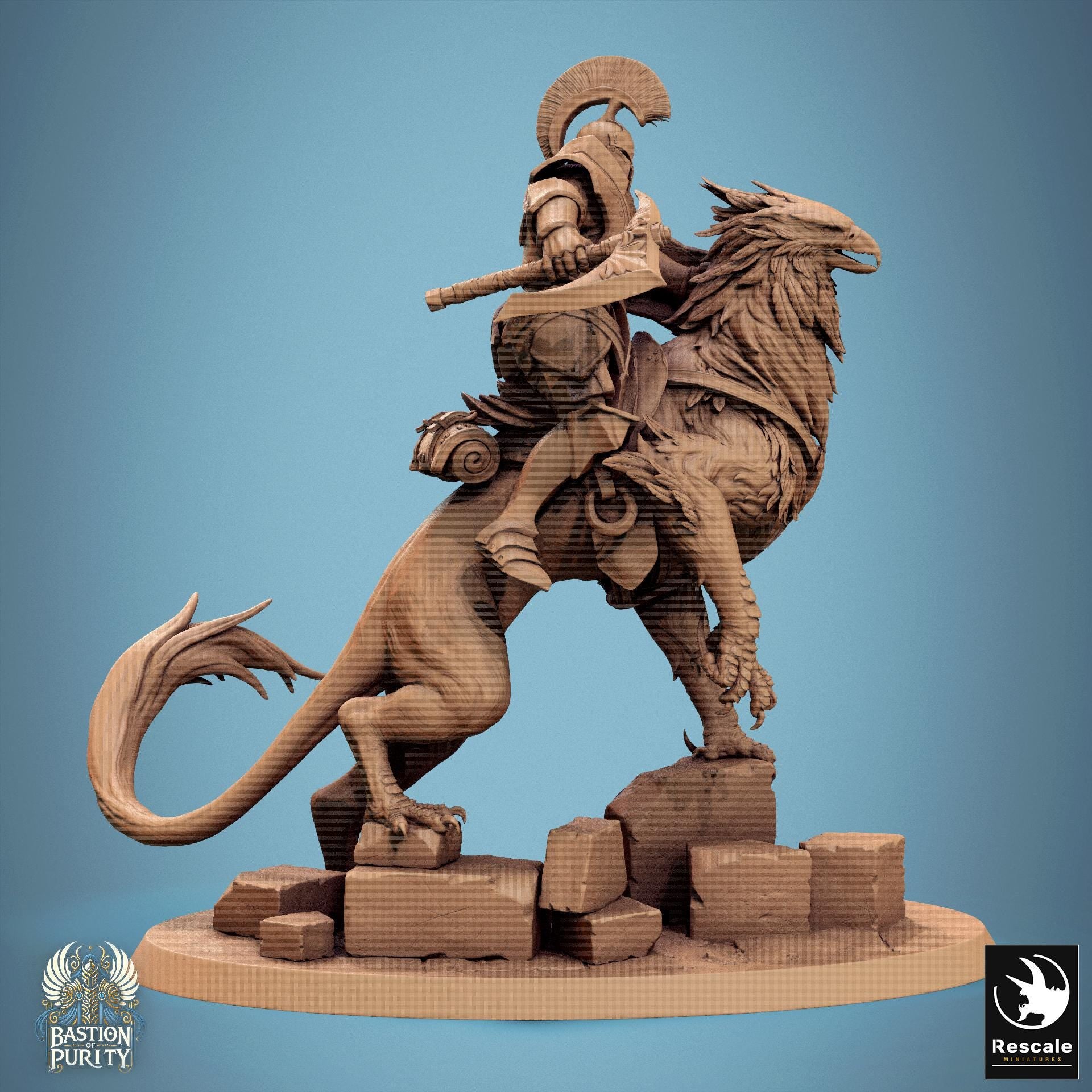 Gryph, Mounted by Rescale Miniatures | Please Read Description | Print on Demand