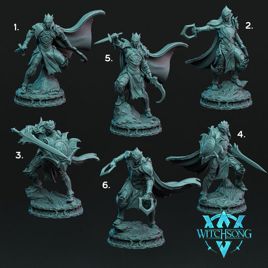 Wingsworn Conscripts, Set of 6 by Witchsong Miniatures | Please Read Description | Print on Demand