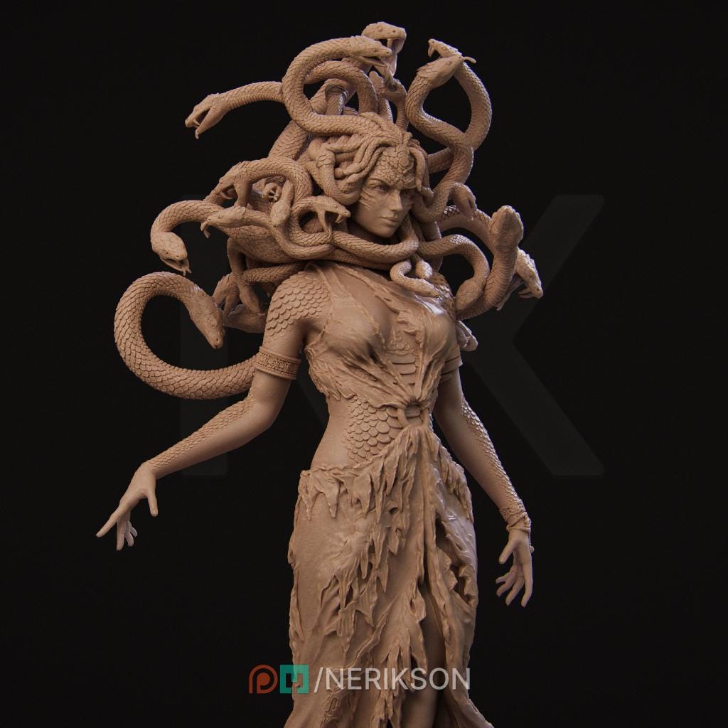 Medusa by Nerikson | Please Read description | Print on Demand