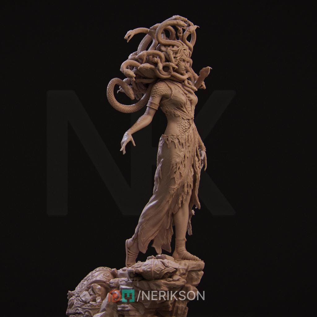 Medusa by Nerikson | Please Read description | Print on Demand