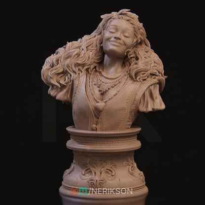 Inithia, the Bard Bust by Nerikson | Please Read description | Print on Demand