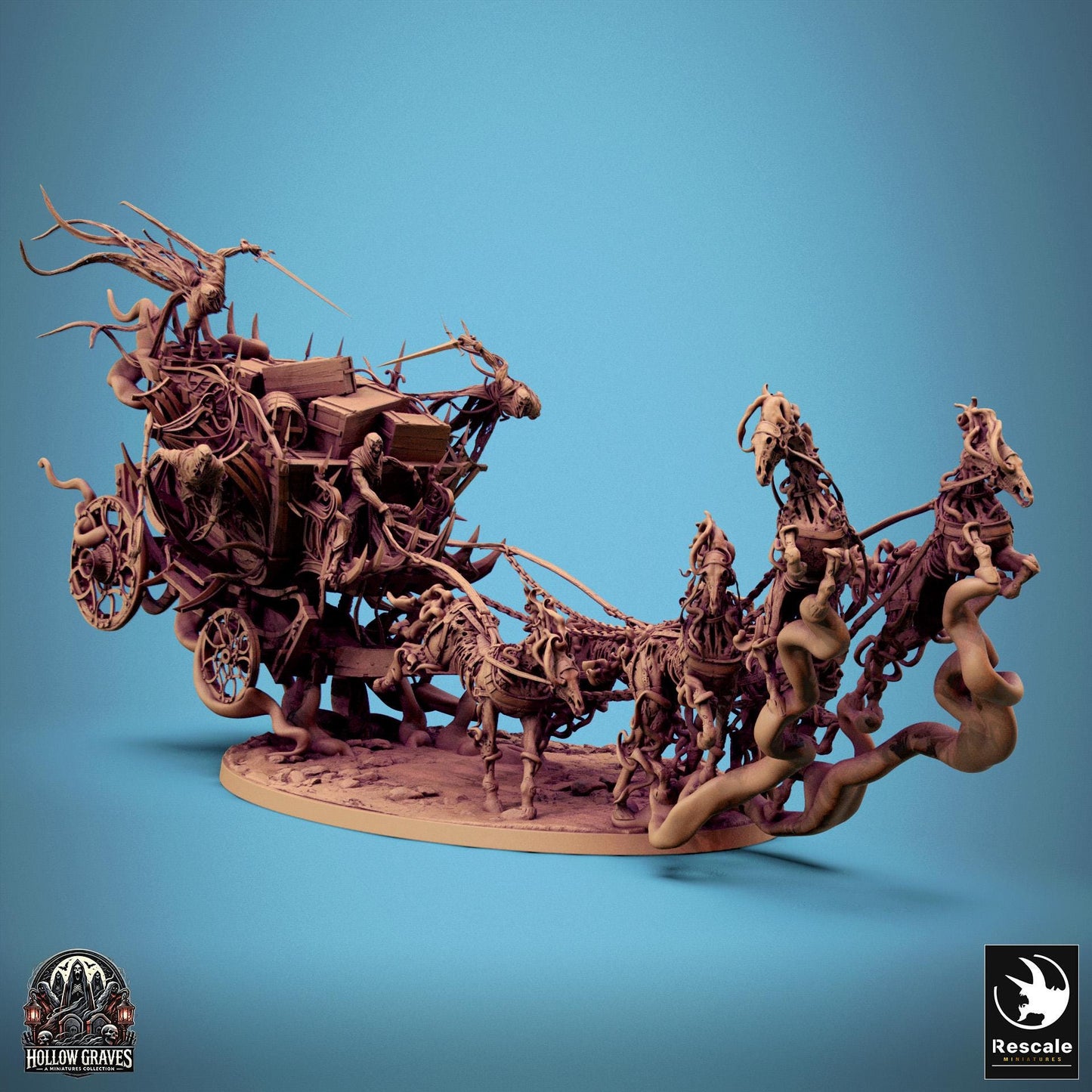 Wraith Wagon by Rescale Miniatures | Please Read Description | Print on Demand