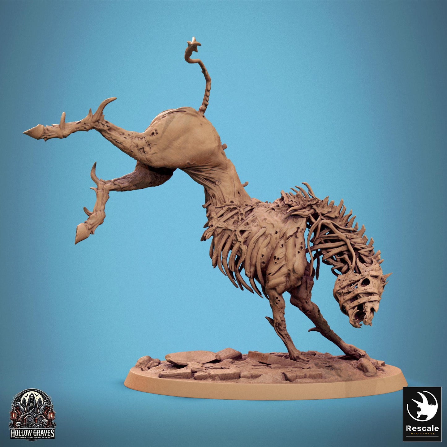 Wraithbound Cavalier, Wild by Rescale Miniatures | Please Read Description | Print on Demand