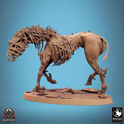 Wraithbound Cavalier, Wild by Rescale Miniatures | Please Read Description | Print on Demand