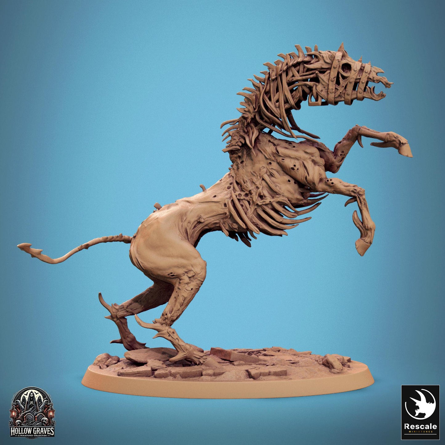 Wraithbound Cavalier, Wild by Rescale Miniatures | Please Read Description | Print on Demand