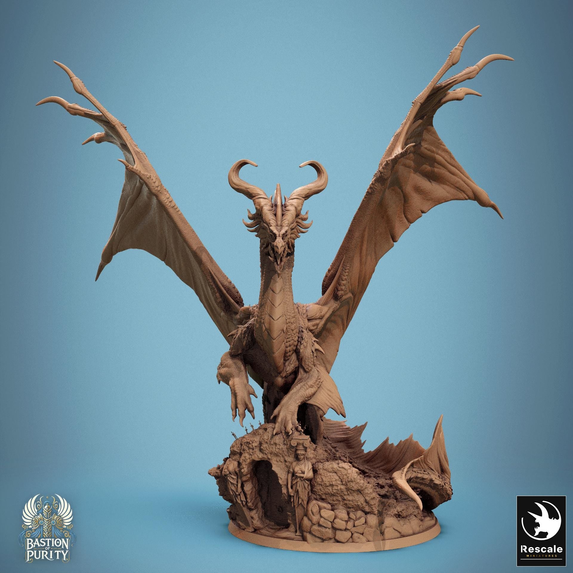 Legendary Bronze Dragon by Rescale Miniatures | Please Read Description | Print on Demand