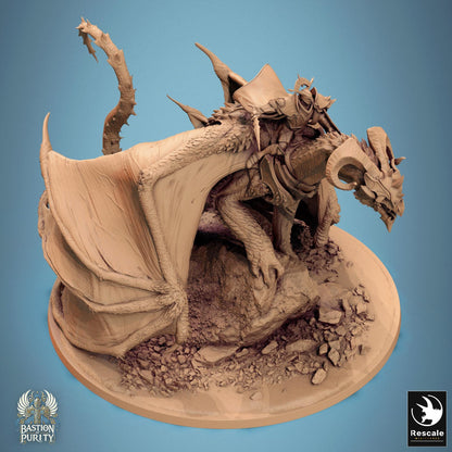 Astralyon, Mounted Dragon by Rescale Miniatures | Please Read Description | Print on Demand