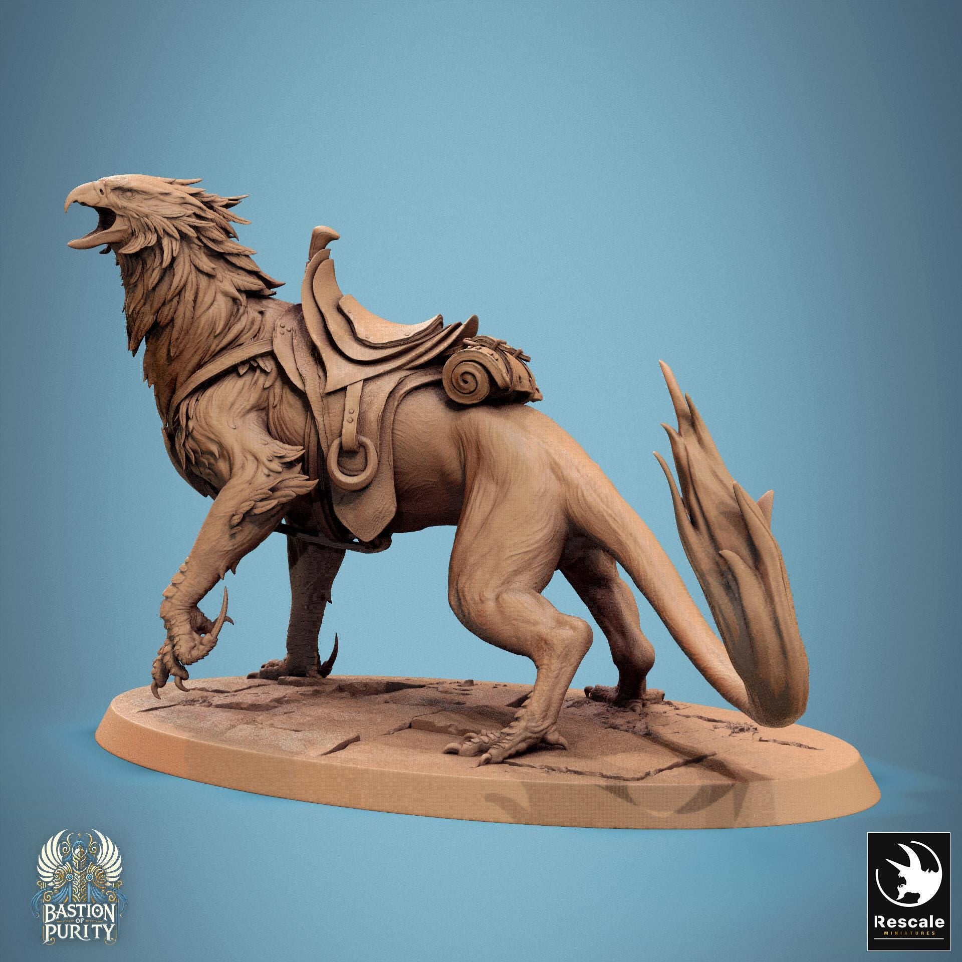 Gryph, Saddled by Rescale Miniatures | Please Read Description | Print on Demand