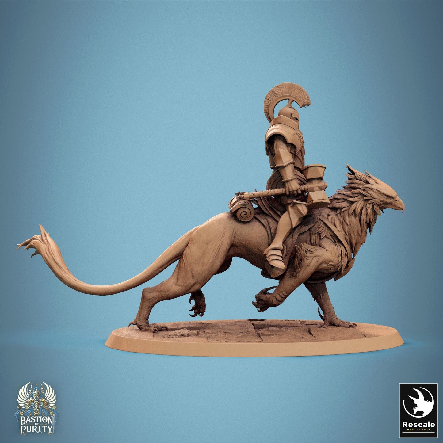 Gryph, Mounted by Rescale Miniatures | Please Read Description | Print on Demand