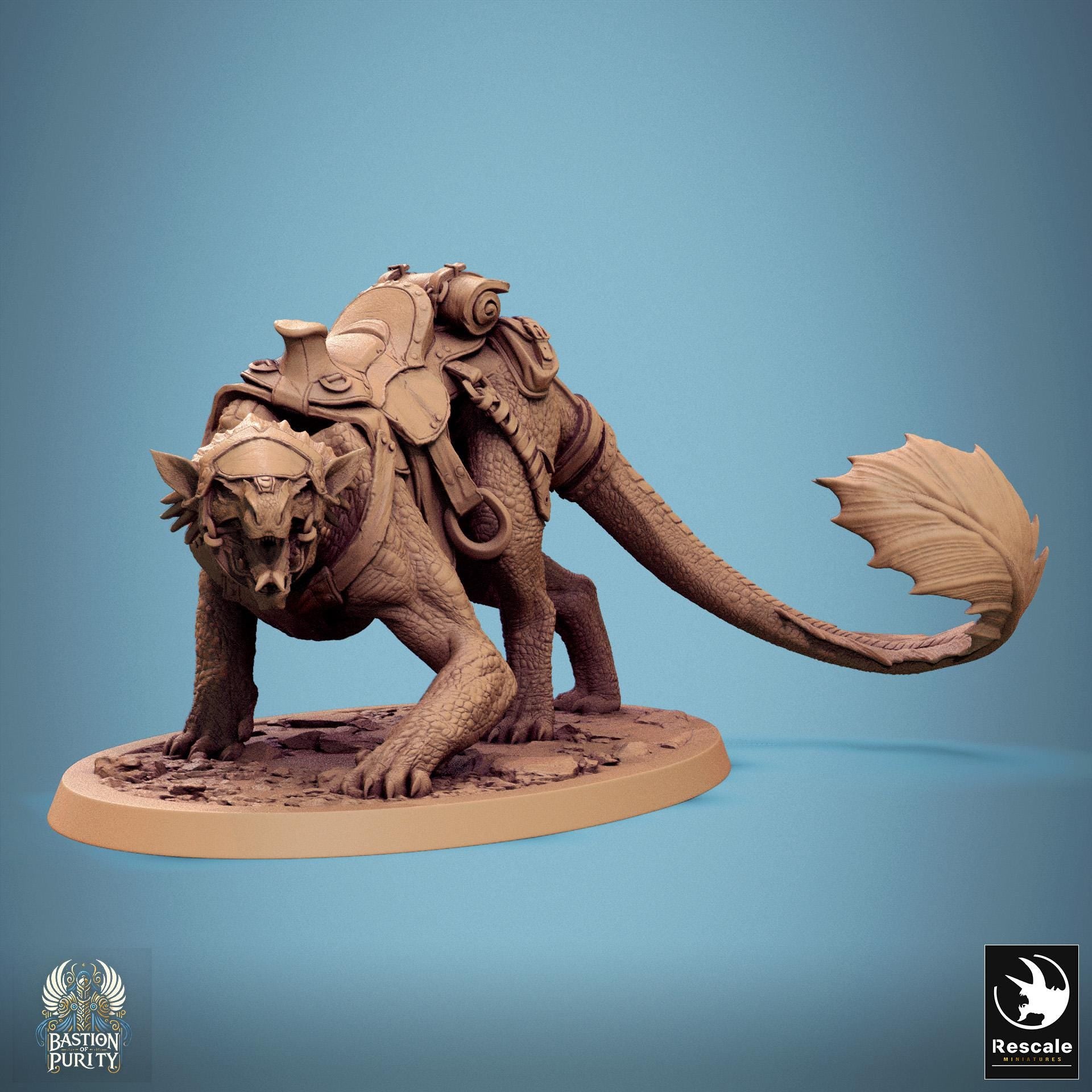 Solaris Panthera, Saddled by Rescale Miniatures | Please Read Description | Print on Demand