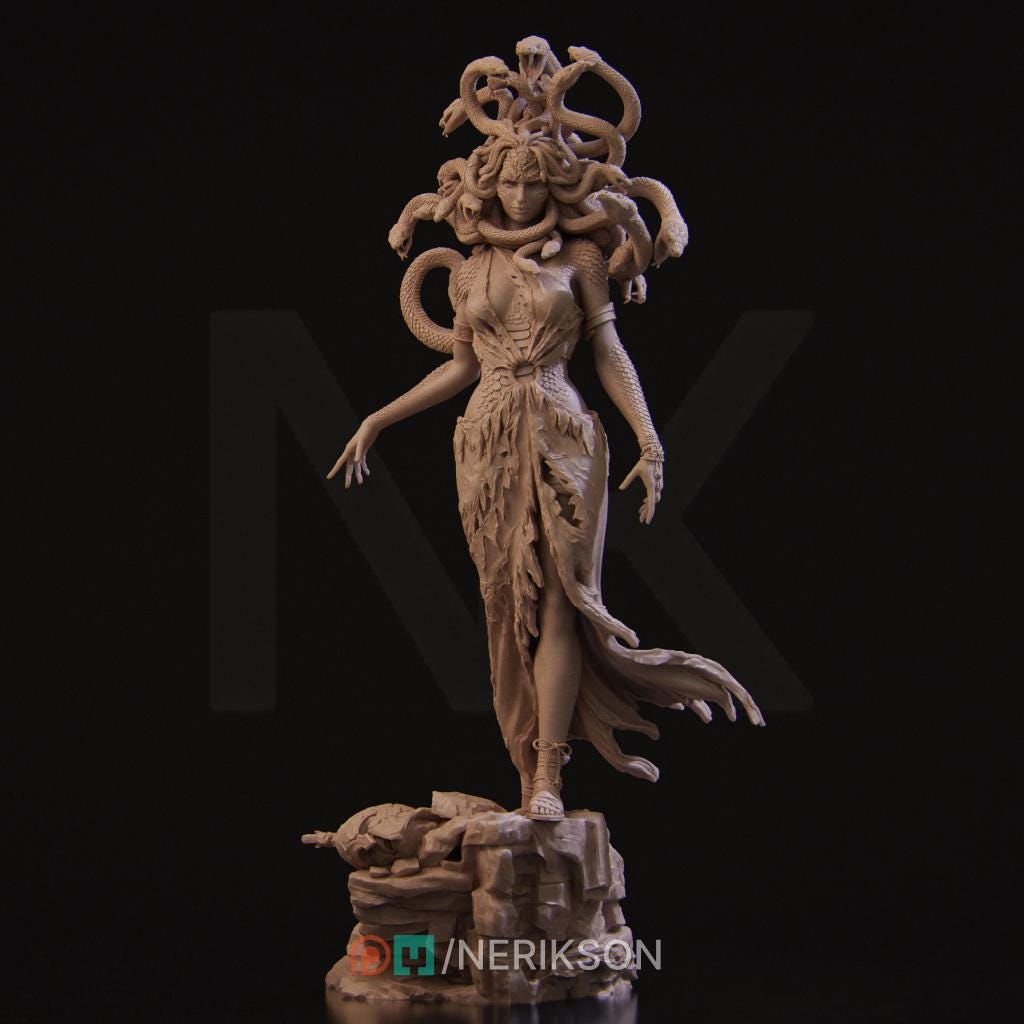 Medusa by Nerikson | Please Read description | Print on Demand