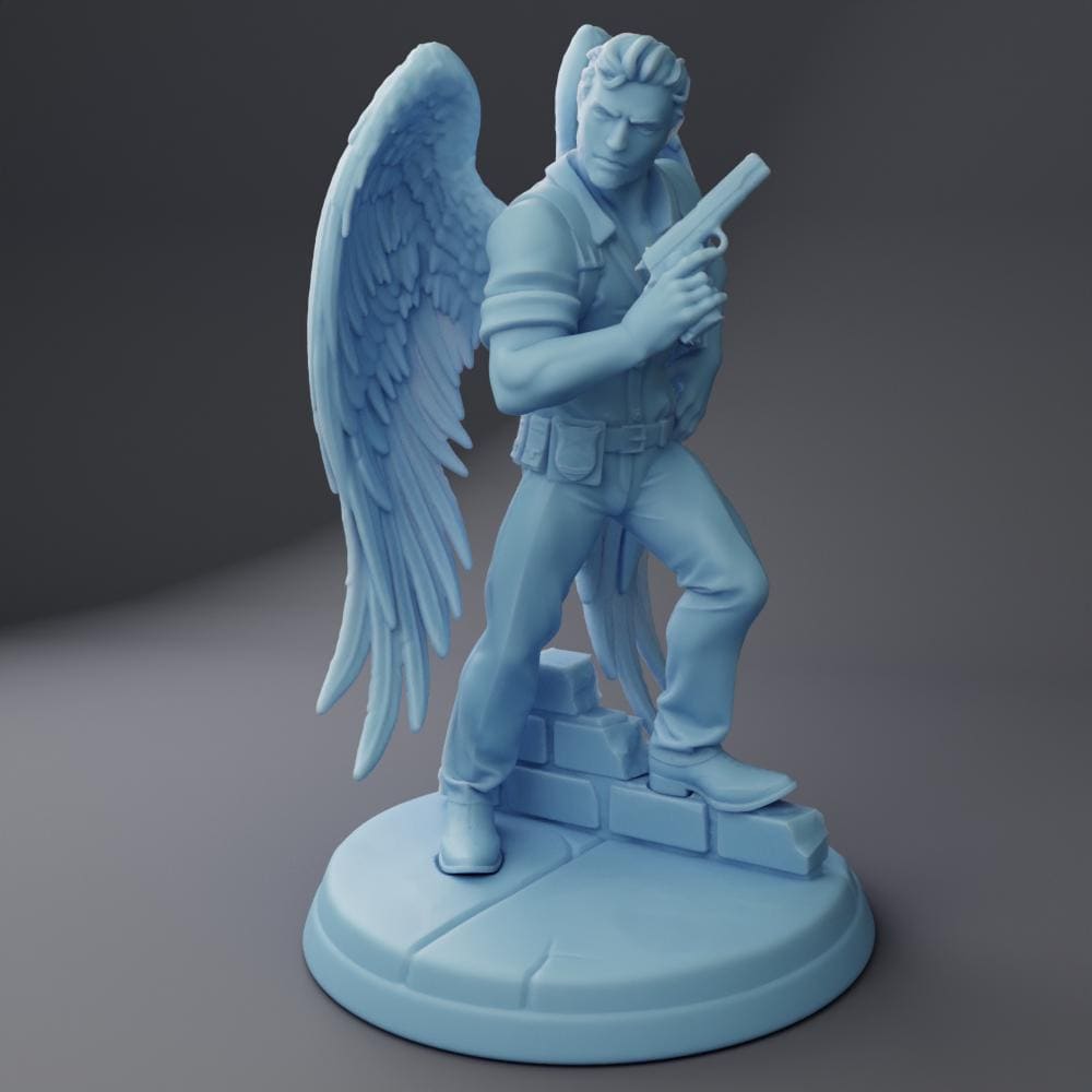 Aasimar Detective by Twin Goddess Minis | Please Read Description | Print on Demand