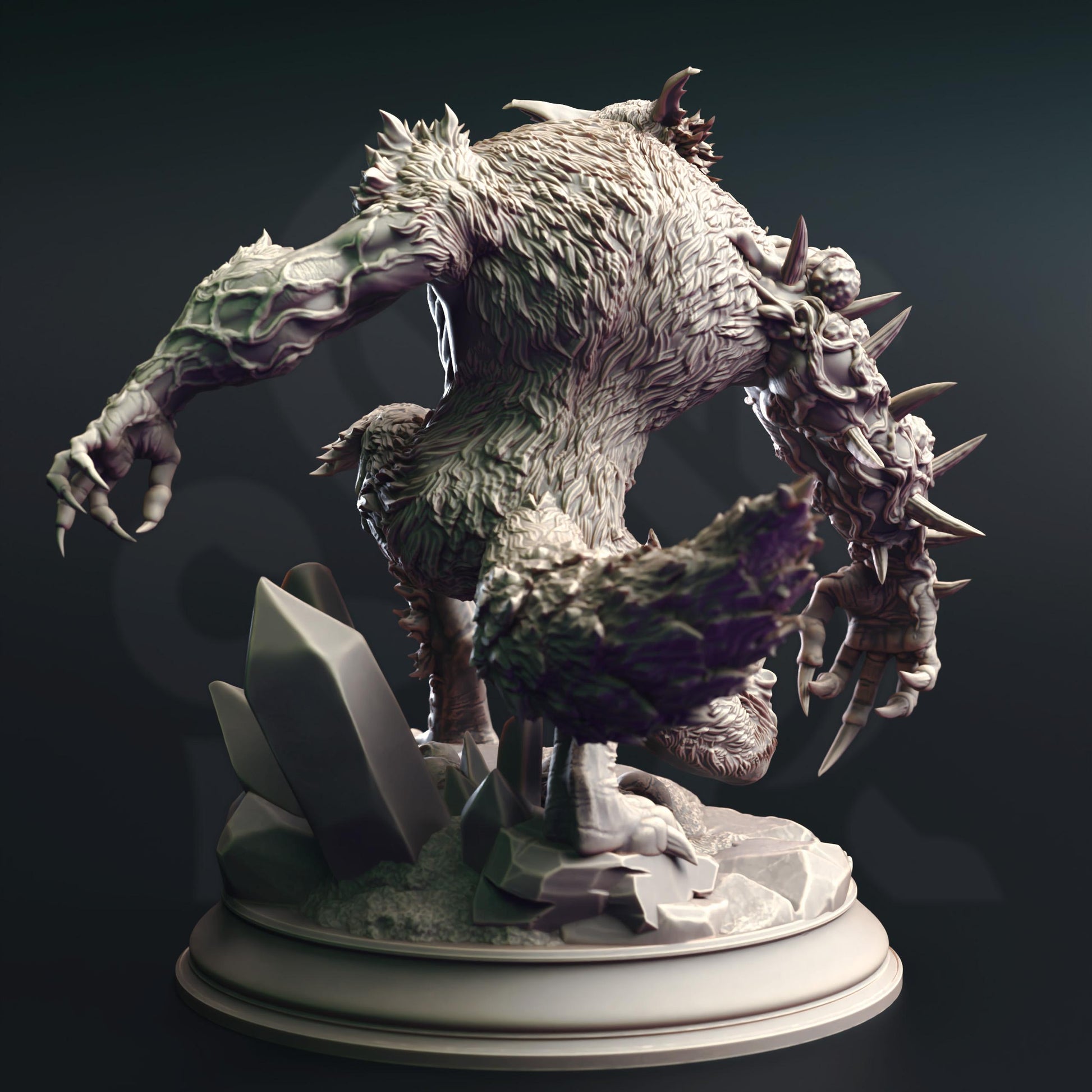 Bloodclaw, Abominable Werewolf by DM Stash | Please Read description | Print on Demand