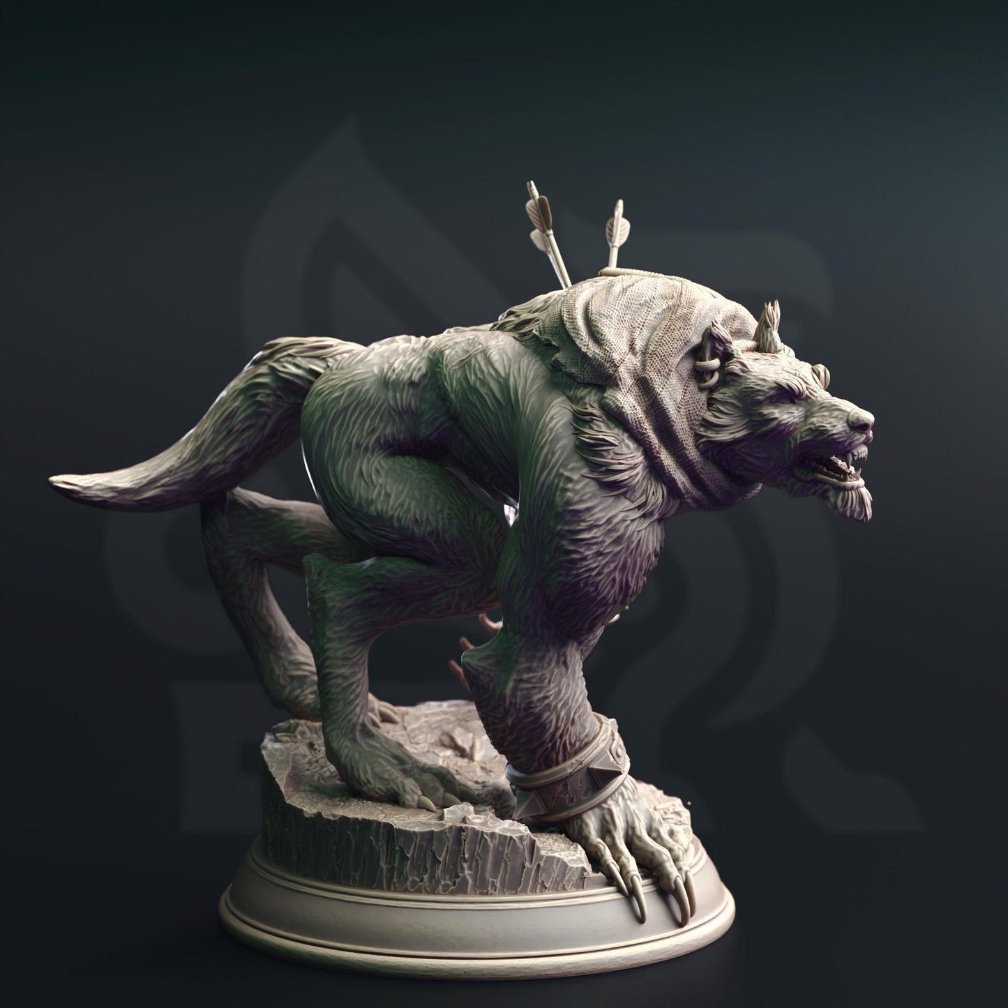 Werewolf Warriors by DM Stash | Please Read description | Print on Demand