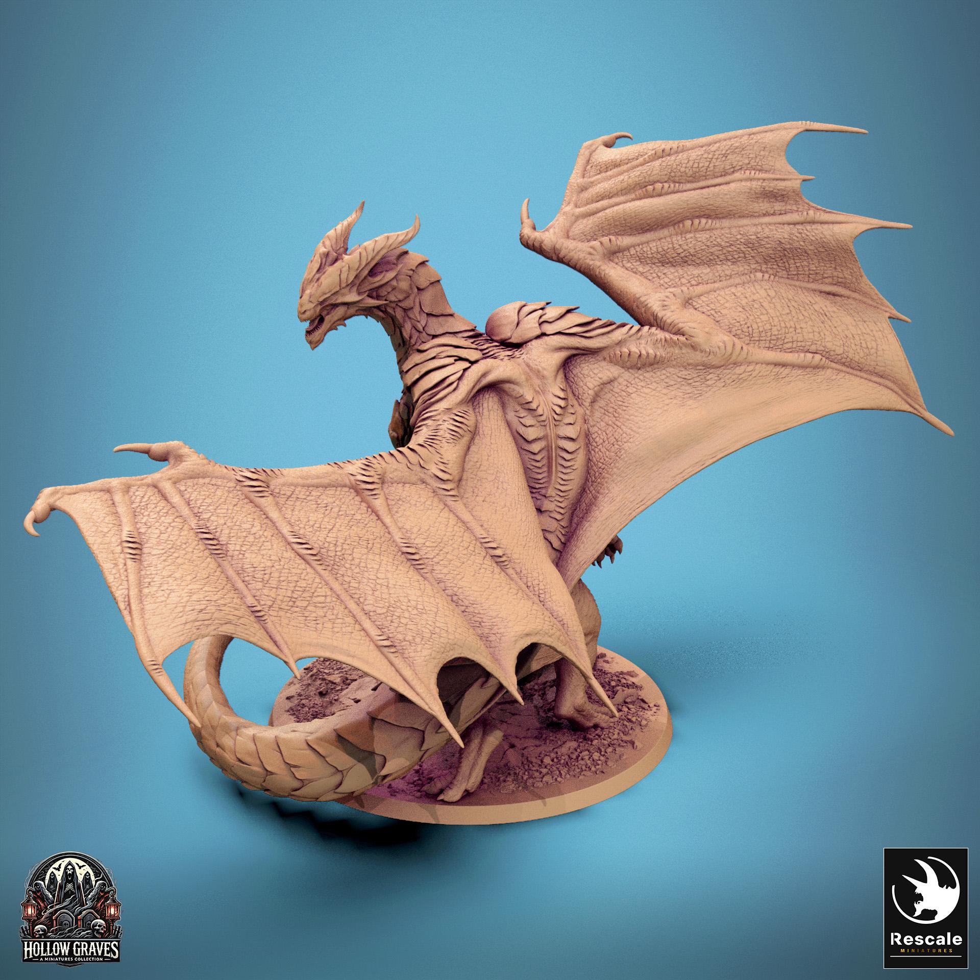 Copper Dragon by Rescale Miniatures | Please Read Description | Print on Demand