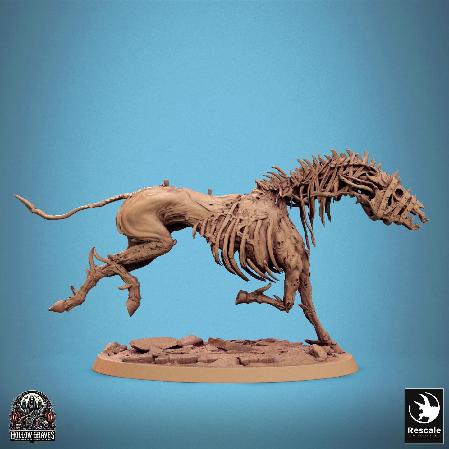 Wraithbound Cavalier, Wild by Rescale Miniatures | Please Read Description | Print on Demand