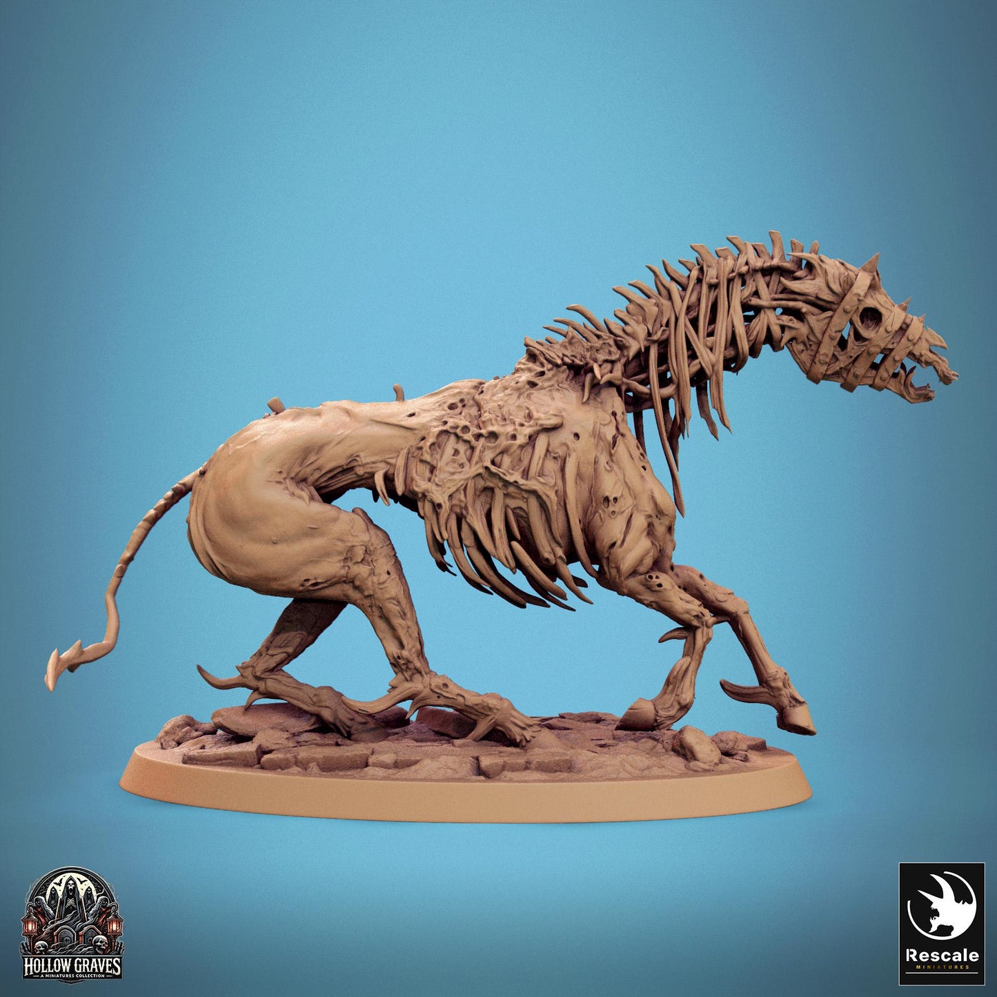 Wraithbound Cavalier, Wild by Rescale Miniatures | Please Read Description | Print on Demand