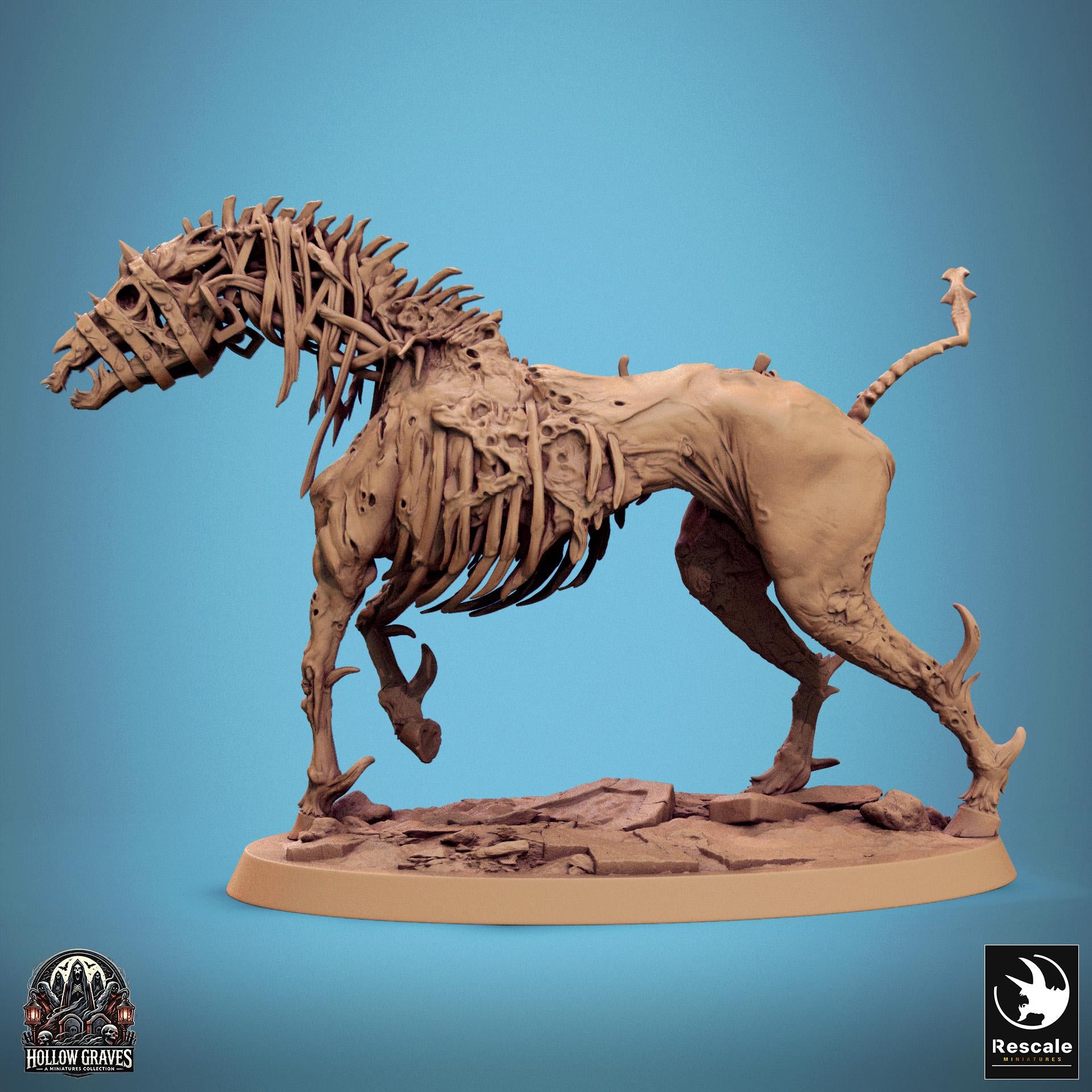 Wraithbound Cavalier, Wild by Rescale Miniatures | Please Read Description | Print on Demand