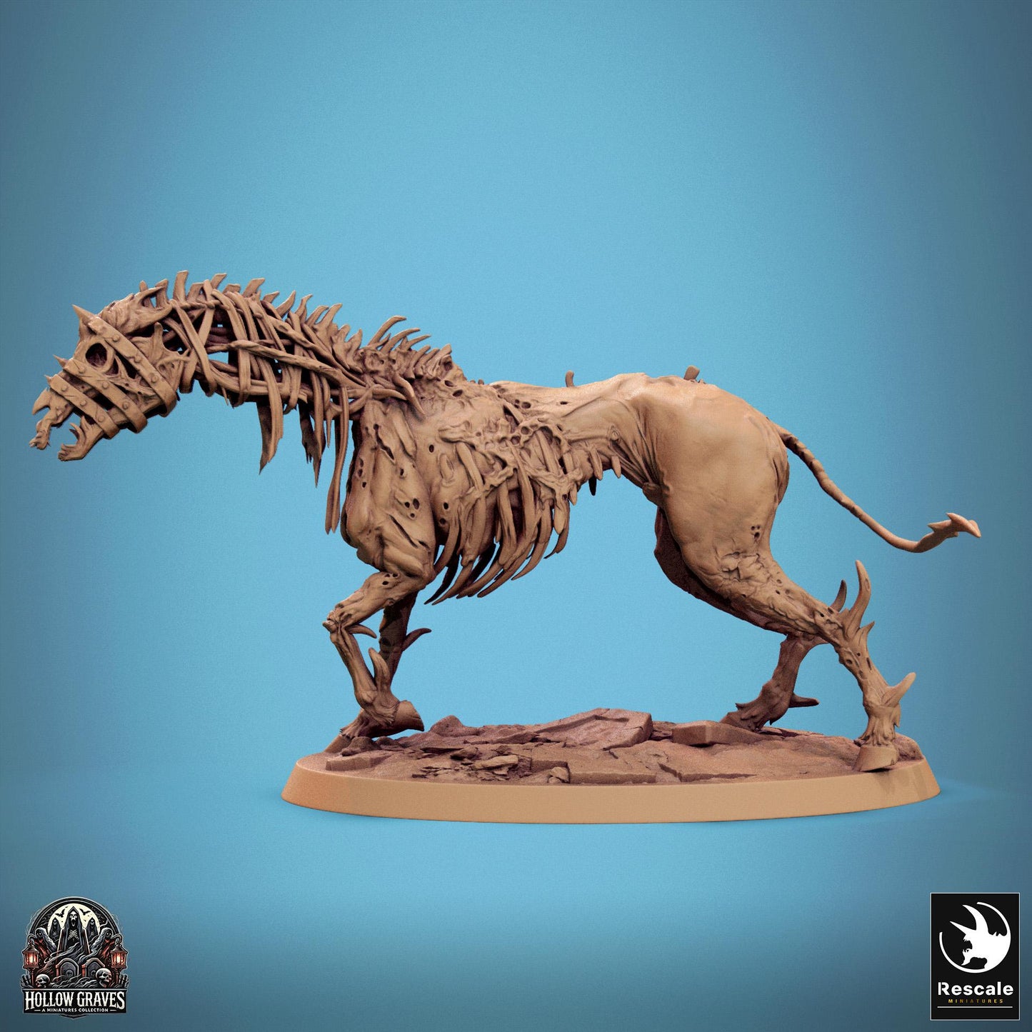 Wraithbound Cavalier, Wild by Rescale Miniatures | Please Read Description | Print on Demand