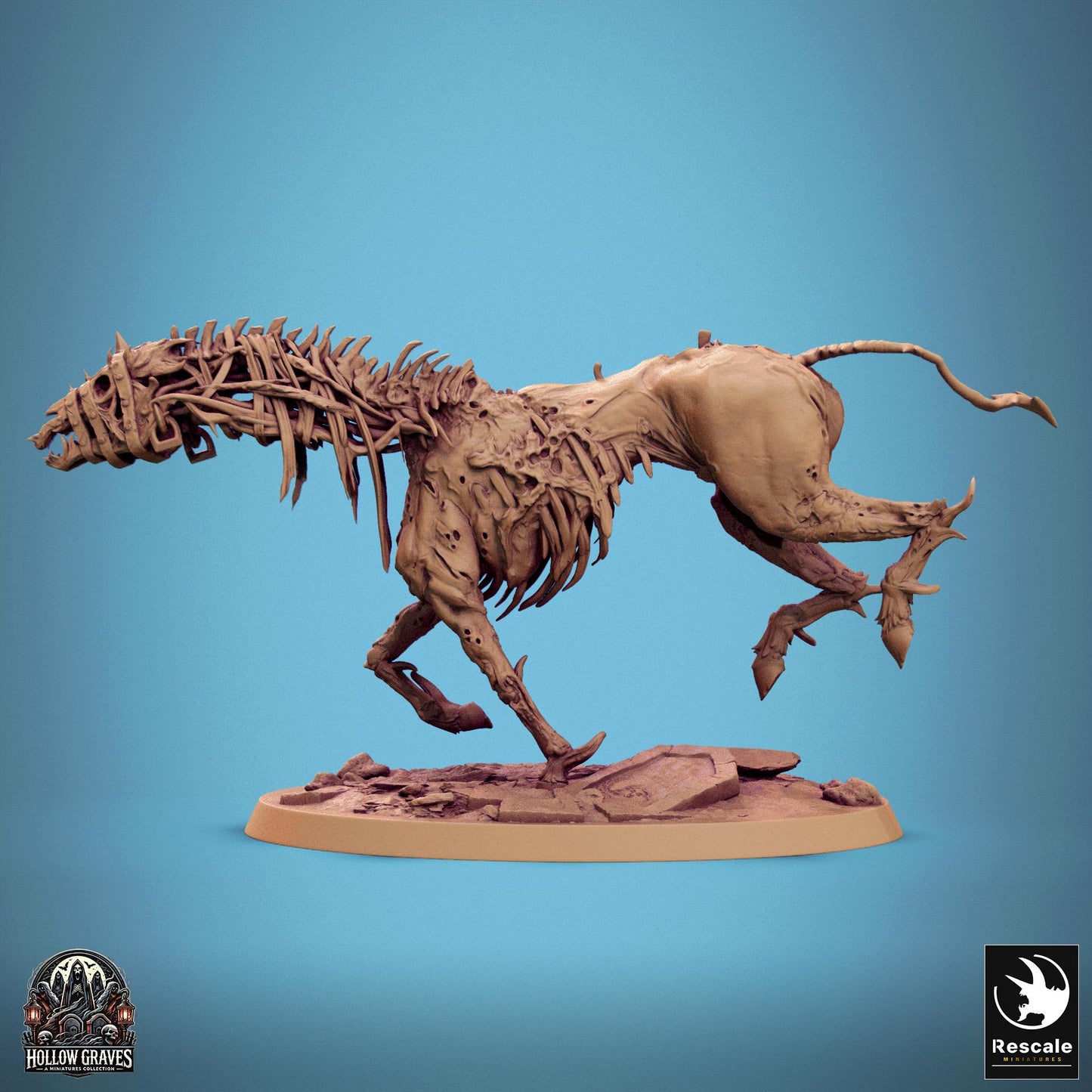 Wraithbound Cavalier, Wild by Rescale Miniatures | Please Read Description | Print on Demand