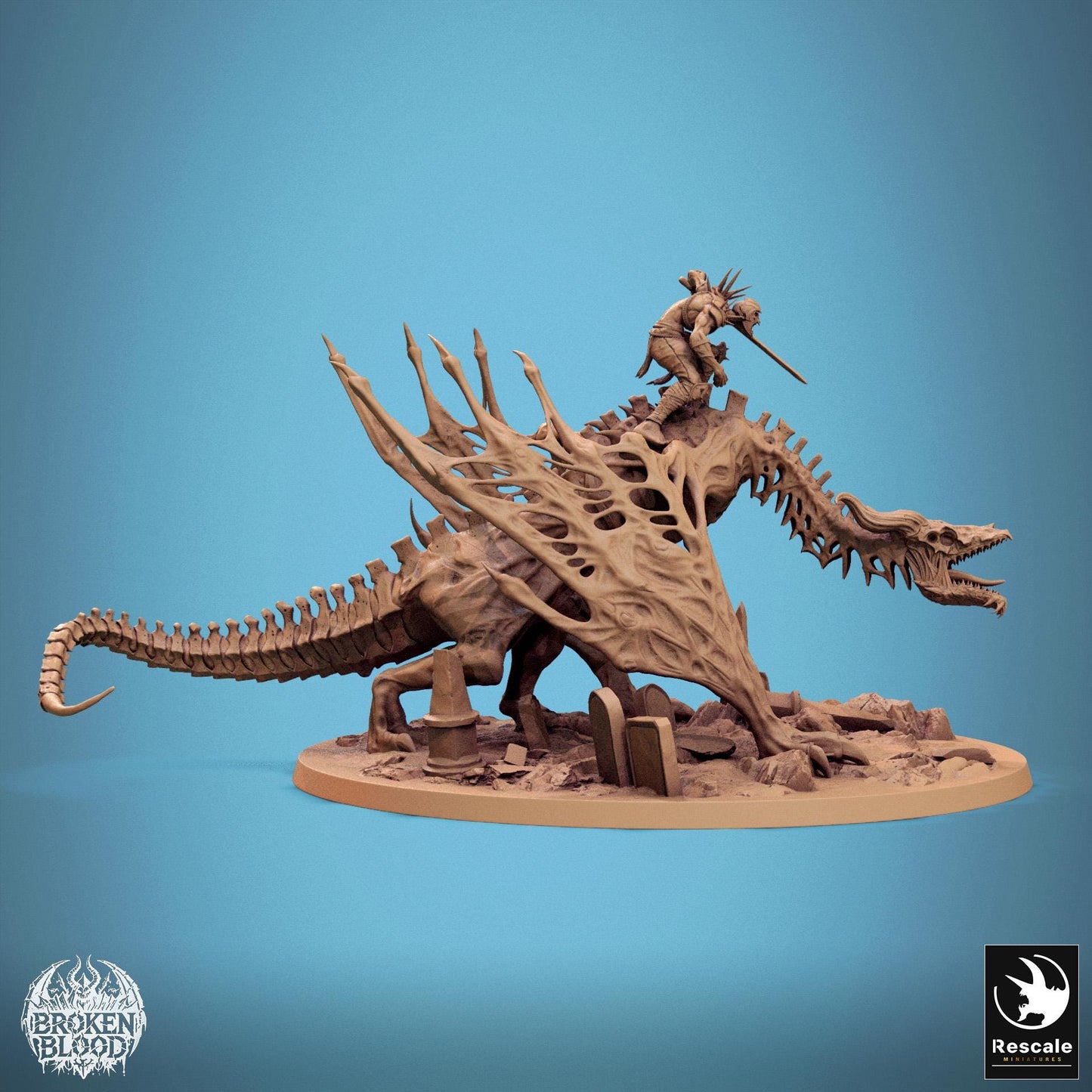 Bann Wyvern by Rescale Miniatures | Please Read Description | Print on Demand