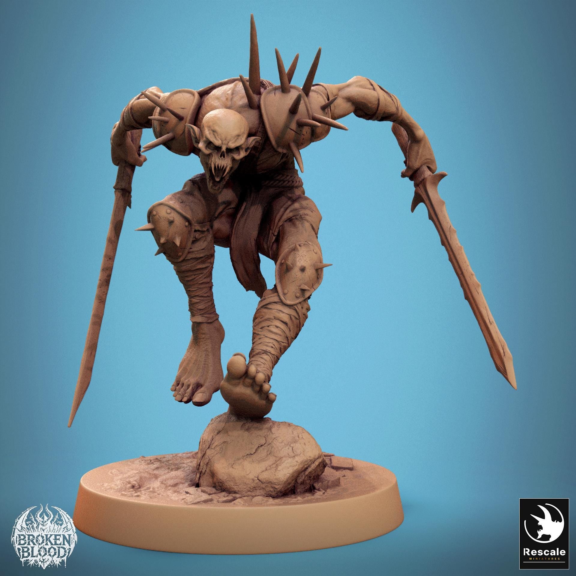 Ghoul Ravager 1 by Rescale Miniatures | Please Read Description | Print on Demand