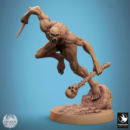 Ghoul Savage 1 by Rescale Miniatures | Please Read Description | Print on Demand