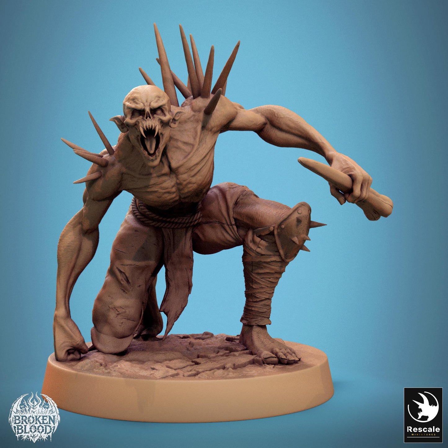 Ghoul Savage 2 by Rescale Miniatures | Please Read Description | Print on Demand