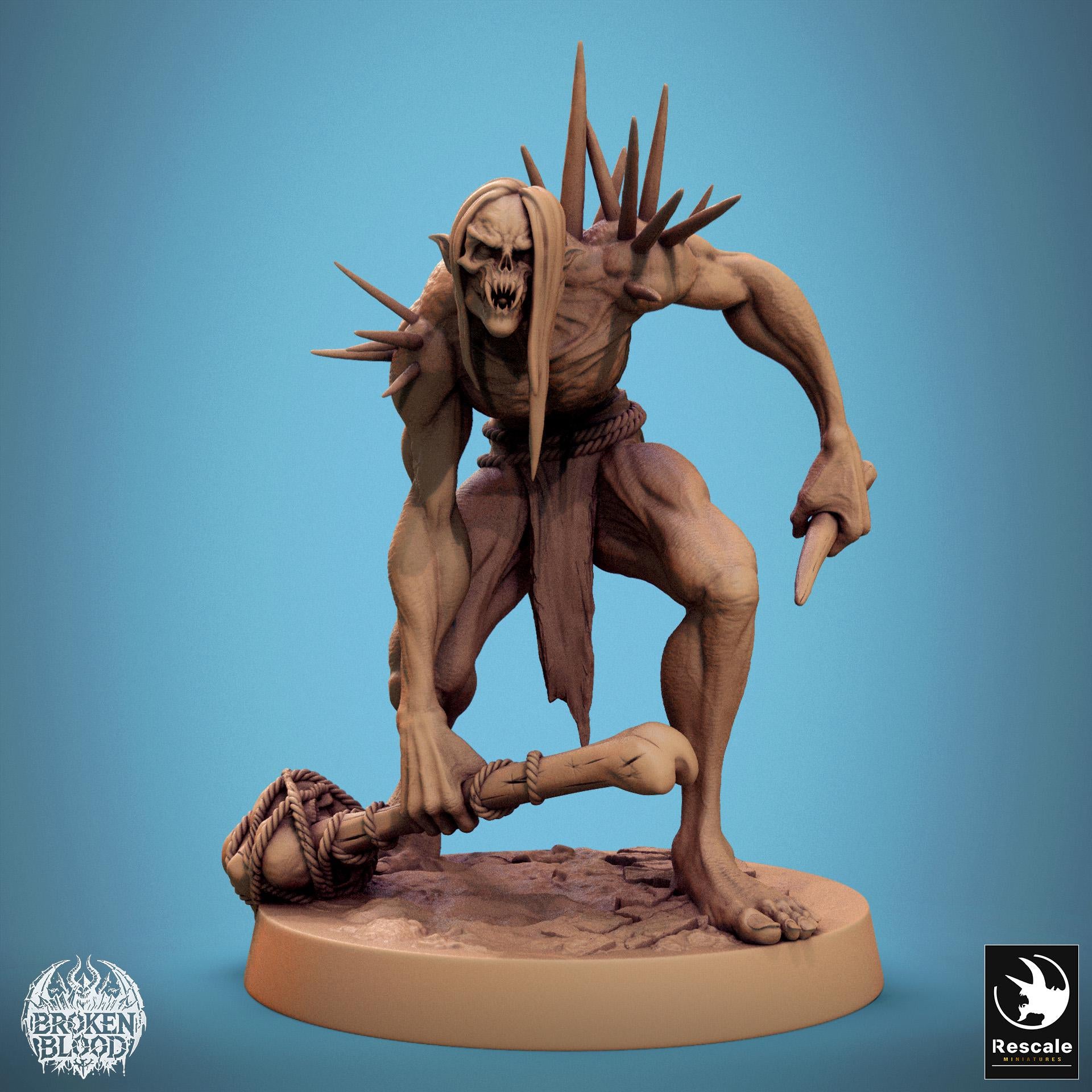 Ghoul Savage 2 by Rescale Miniatures | Please Read Description | Print on Demand