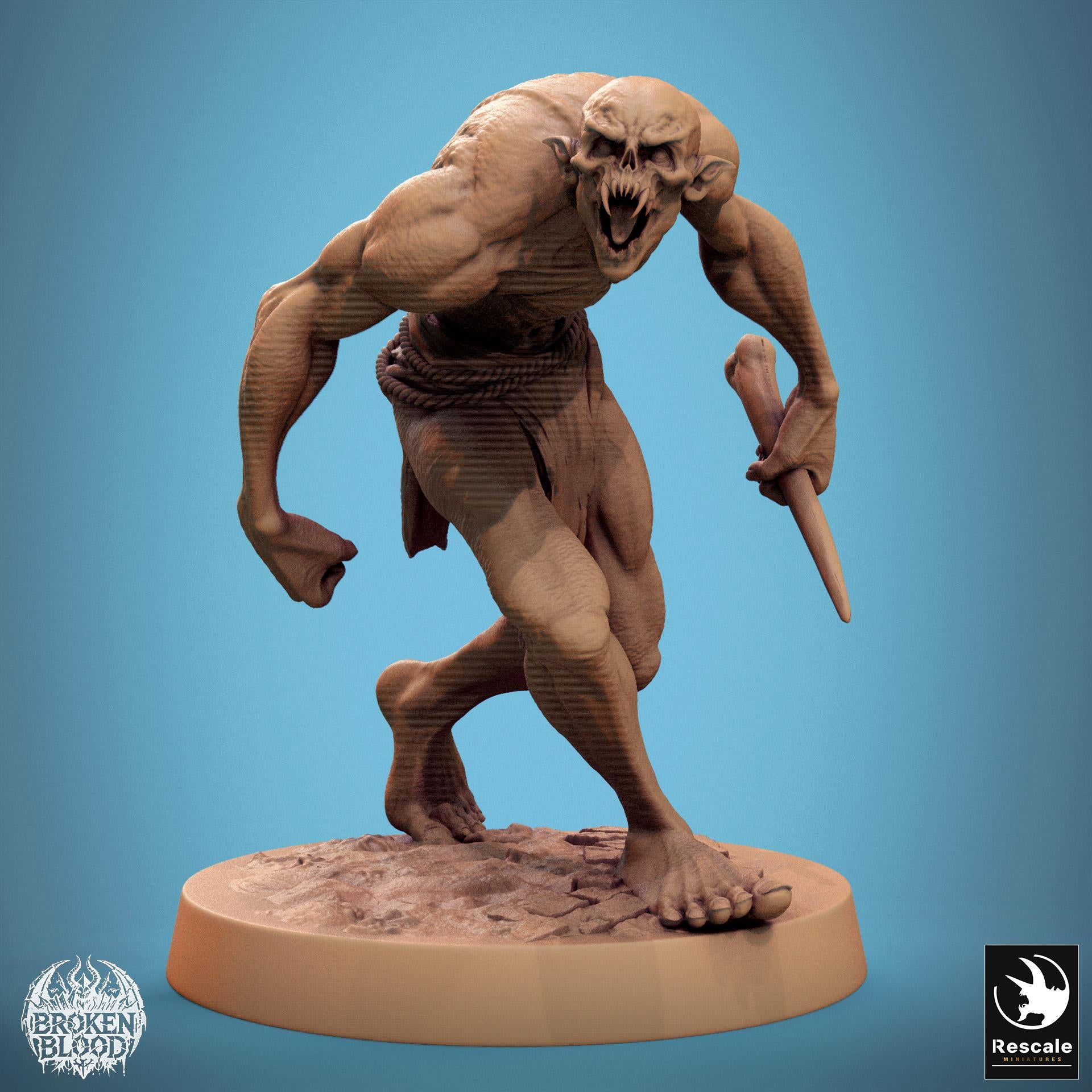 Ghoul Savage 2 by Rescale Miniatures | Please Read Description | Print on Demand