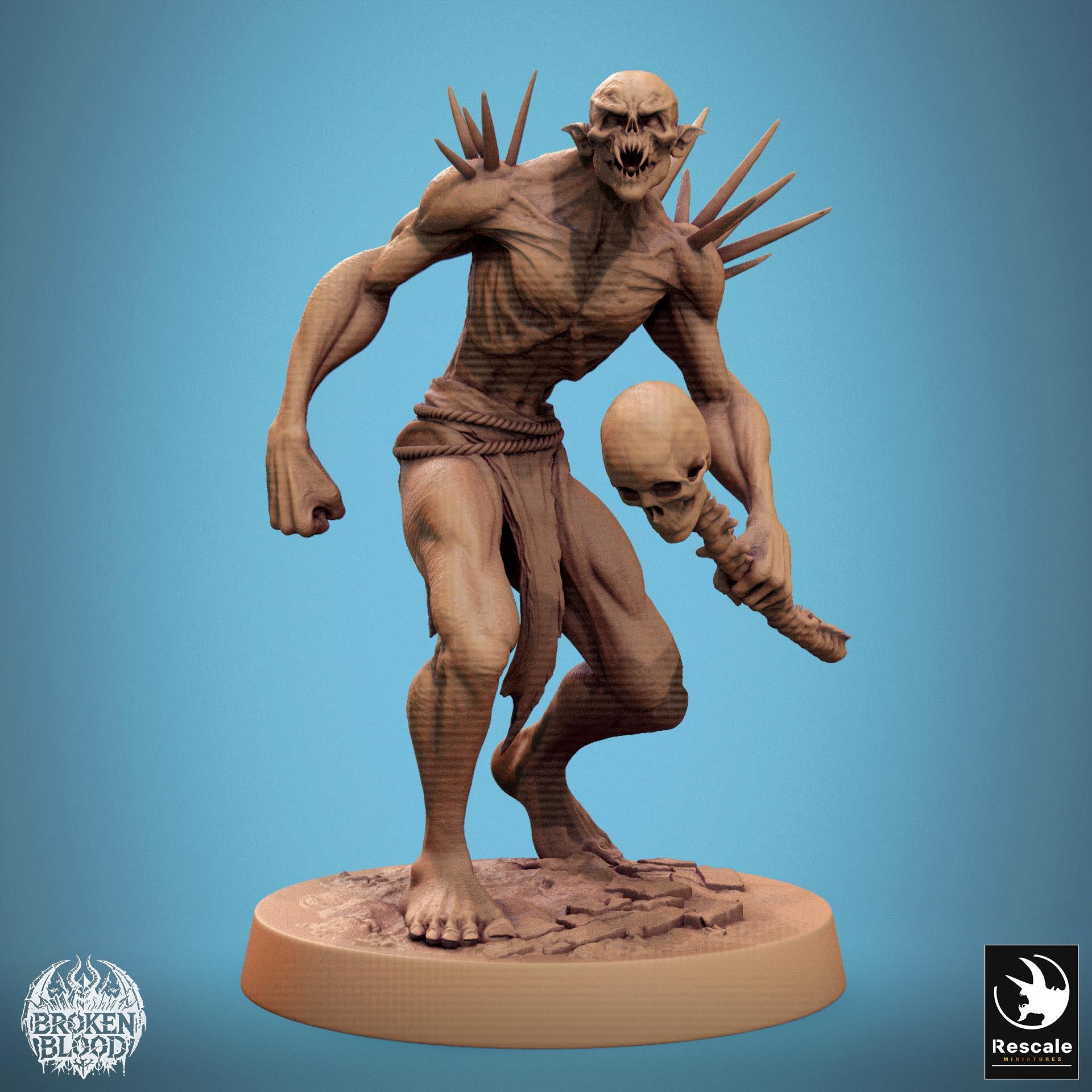 Ghoul Savage 2 by Rescale Miniatures | Please Read Description | Print on Demand