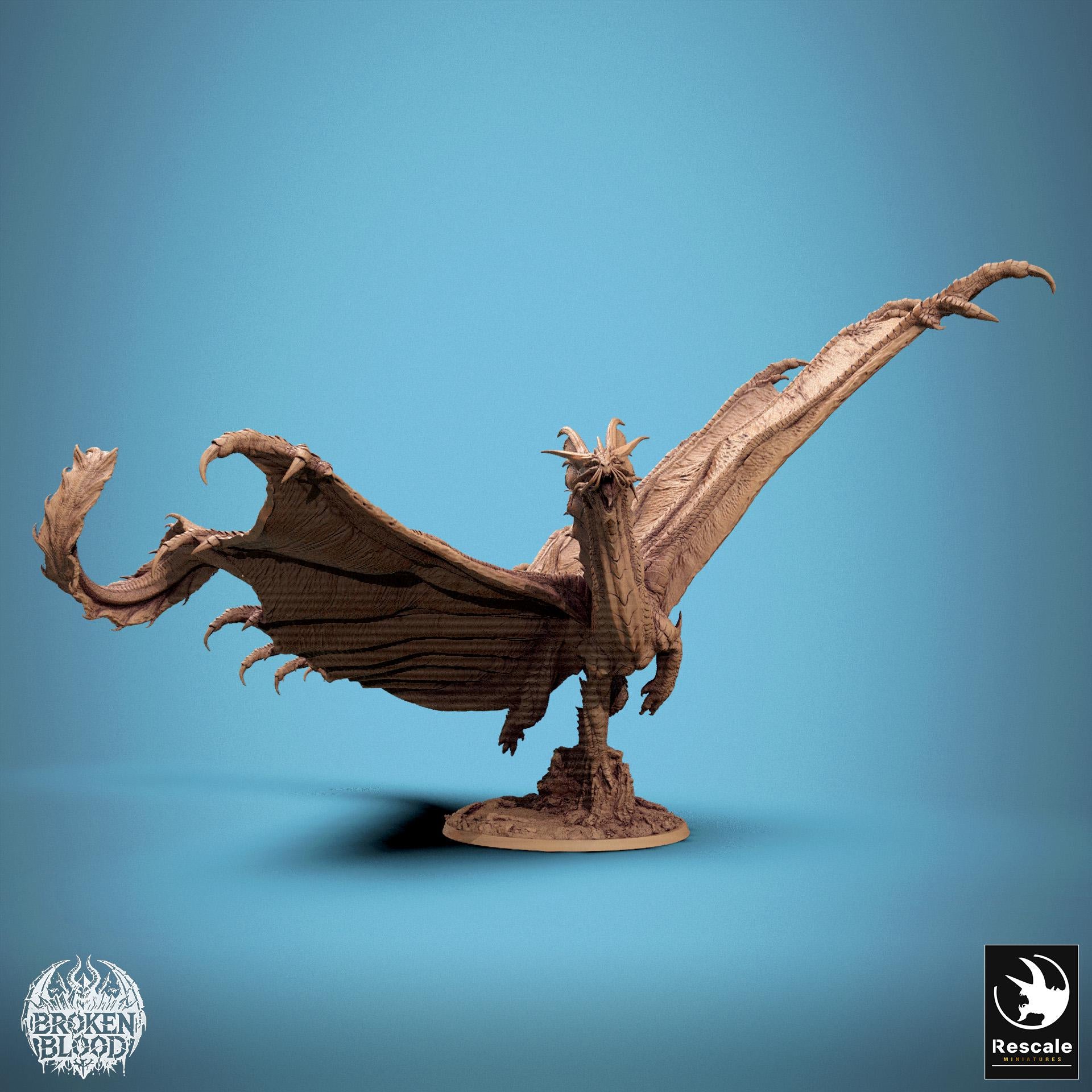 Legendary Gold Dragon by Rescale Miniatures | Please Read Description | Print on Demand