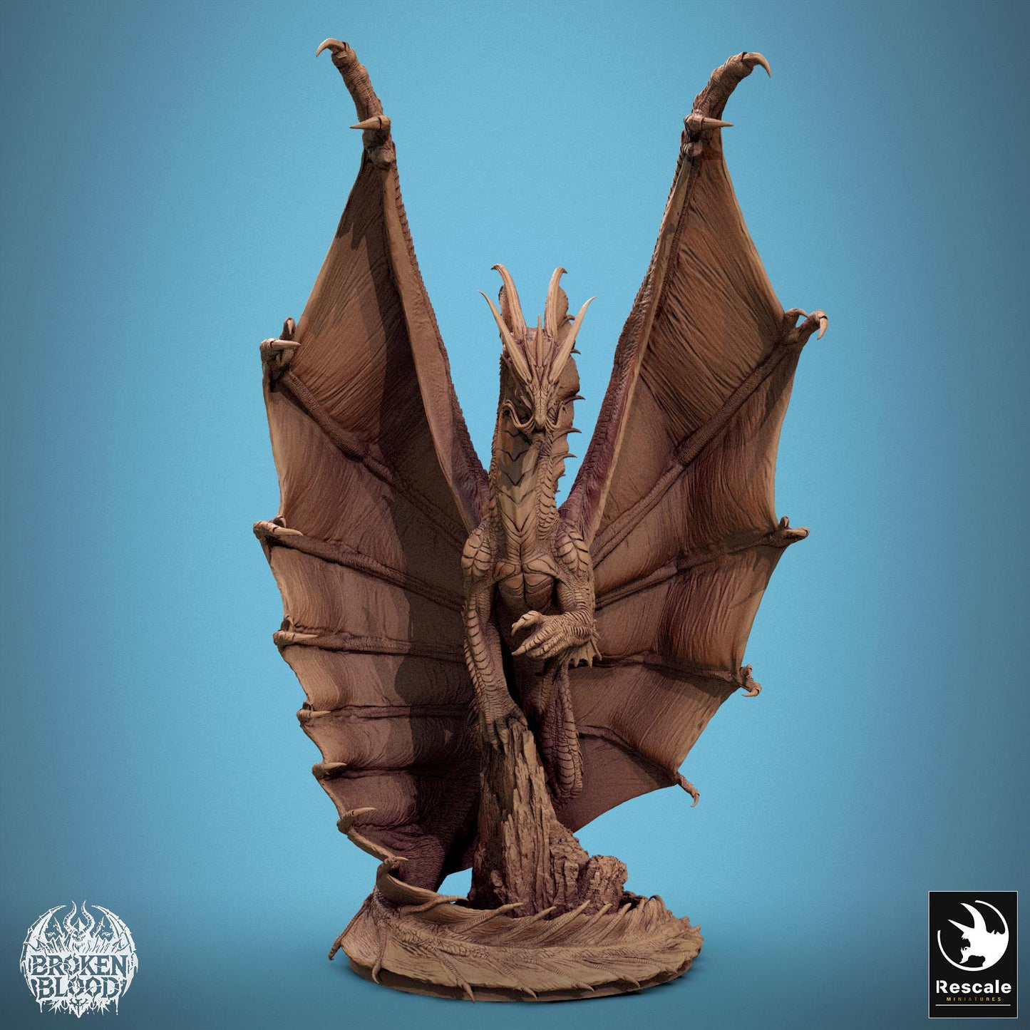 Legendary Gold Dragon by Rescale Miniatures | Please Read Description | Print on Demand