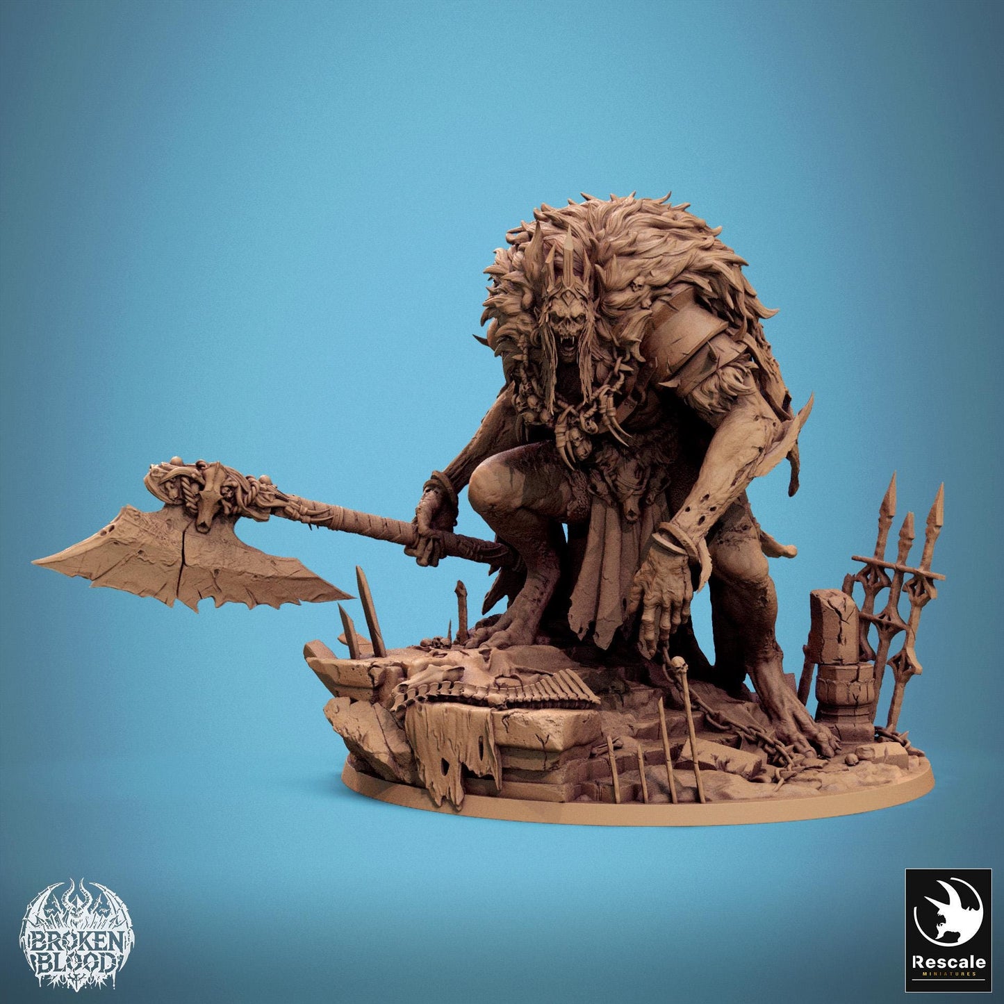 Undead King by Rescale Miniatures | Please Read Description | Print on Demand