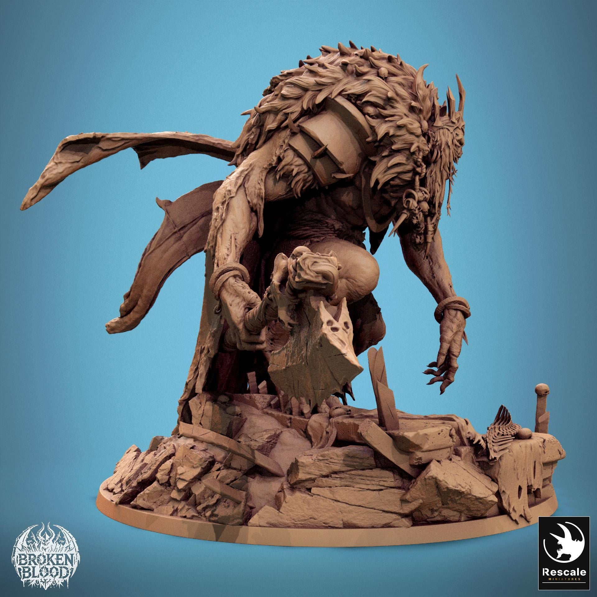 Undead King by Rescale Miniatures | Please Read Description | Print on Demand